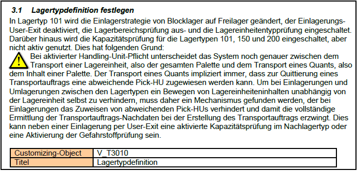 Beispiel für eine Konfigurationserläuterung
